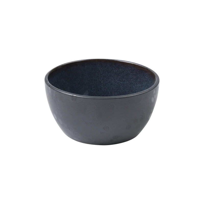 Bitz Living Stoneware Bowl 10cm Black/Dark Blue